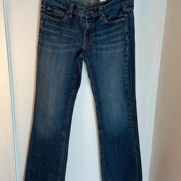 J.Crew Factory, 27S, stretch boot cut, mid rise, five pocket button zip denim - Picture 8 of 10